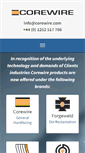 Mobile Screenshot of corewire.com